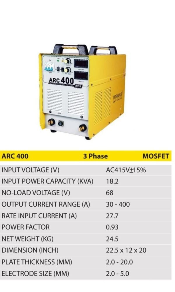 ARC 400 HEAVY DUTY WELDING MACHINE - Image 2